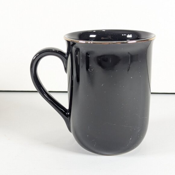 Vintage black OTAGIRI Japan Hummingbird mug set of 2 - Picture 5 of 9